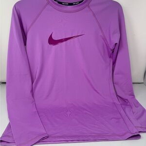Nike Dri-FIT Lavender Swim Top